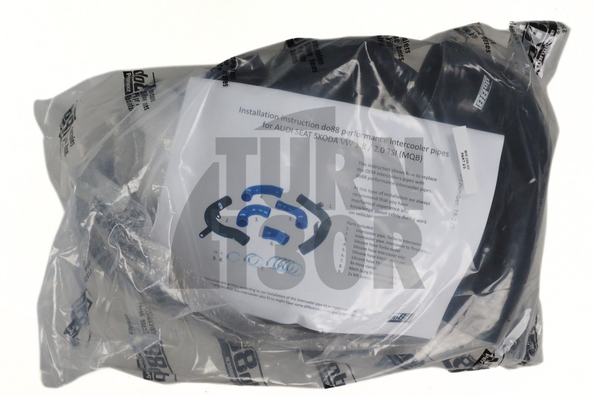 Golf 7 GTI / R / S3 8V / Leon 3 Cupra / TT Do88 Kit Tubos Intercooler Golf 7 GTI / R / S3 8V / Leon 3 Cupra / TT Do88 Kit Tubos Intercooler