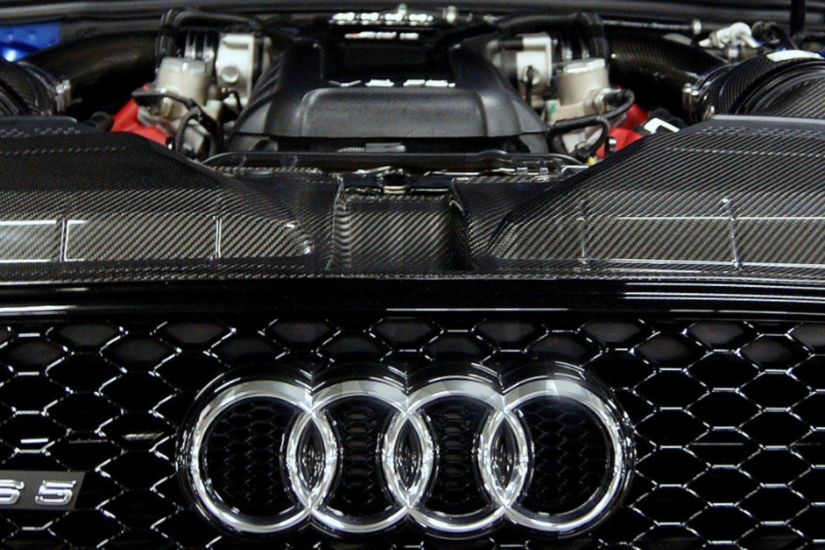 Eventuri de fibra de carbono Slam Panel Cover para Audi RS5 B8 Eventuri de fibra de carbono Slam Panel Cover para Audi RS5 B8