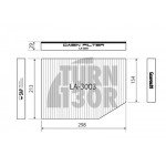 Filtro de habitáculo Gruppe M Hepa para Toyota Supra GR 3.0 A90 MK5 y BMW 340i / 440i G2x