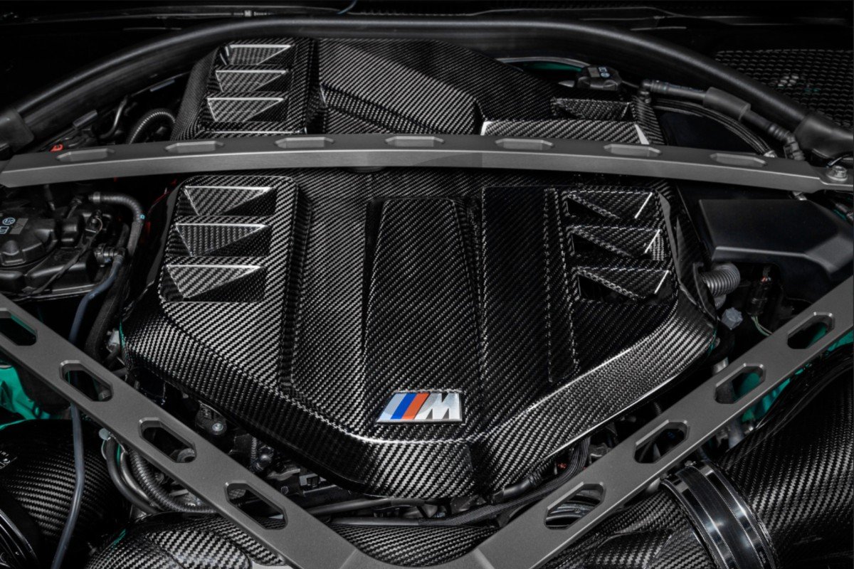 Eventuri de fibra de carbono cubierta del motor para BMW M3 G80 / M4 G8x / M2 G87 Eventuri de fibra de carbono cubierta del motor para BMW M3 G80 / M4 G8x / M2 G87