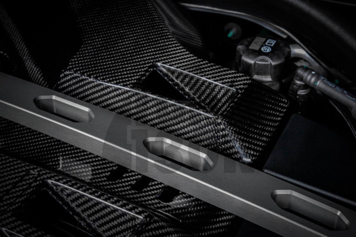 Eventuri de fibra de carbono cubierta del motor para BMW M3 G80 / M4 G8x / M2 G87 Eventuri de fibra de carbono cubierta del motor para BMW M3 G80 / M4 G8x / M2 G87