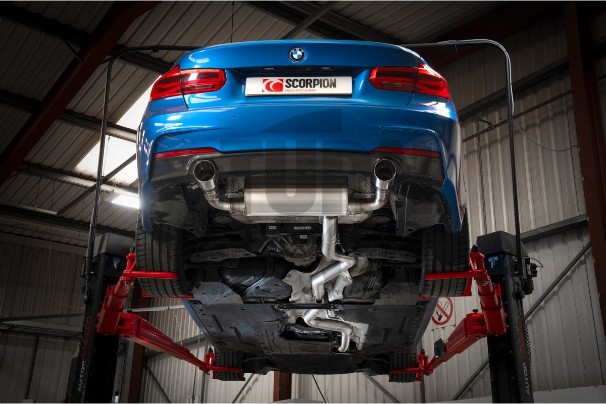 BMW 340i F30 / 440i F3x - sin GPF Escape Scorpion Catback BMW 340i F30 / 440i F3x - sin GPF Escape Scorpion Catback