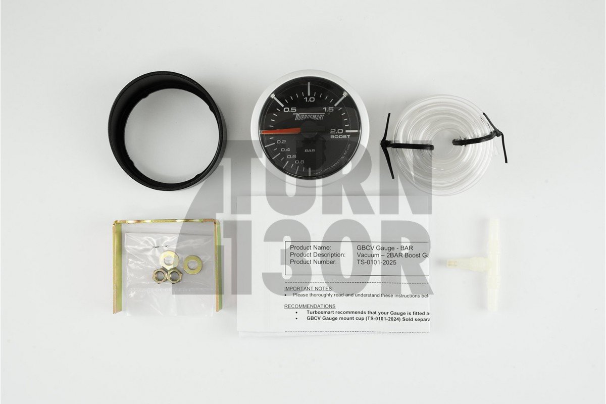 Mecánico 2 Barras 52mm Boost Gauge Turbosmart Mecánico 2 Barras 52mm Boost Gauge Turbosmart