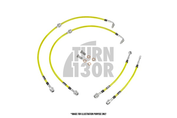 Kit de latiguillos de freno trenzados Goodridge BMW M3 G80 / M4 G82