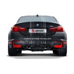 Difusor trasero de carbono Akrapovic para BMW M3 F80 / M4 F8x