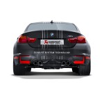 Escape Akrapovic Slip-On Titanium para BMW M3 F80 / M4 F8x Escape Akrapovic Slip-On Titanium para BMW M3 F80 / M4 F8x