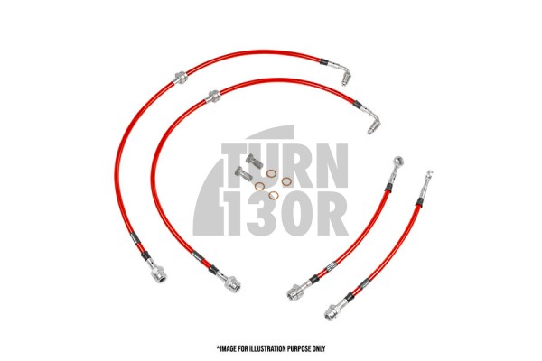 Kit de latiguillos de freno trenzados Goodridge Nissan R35 GTR