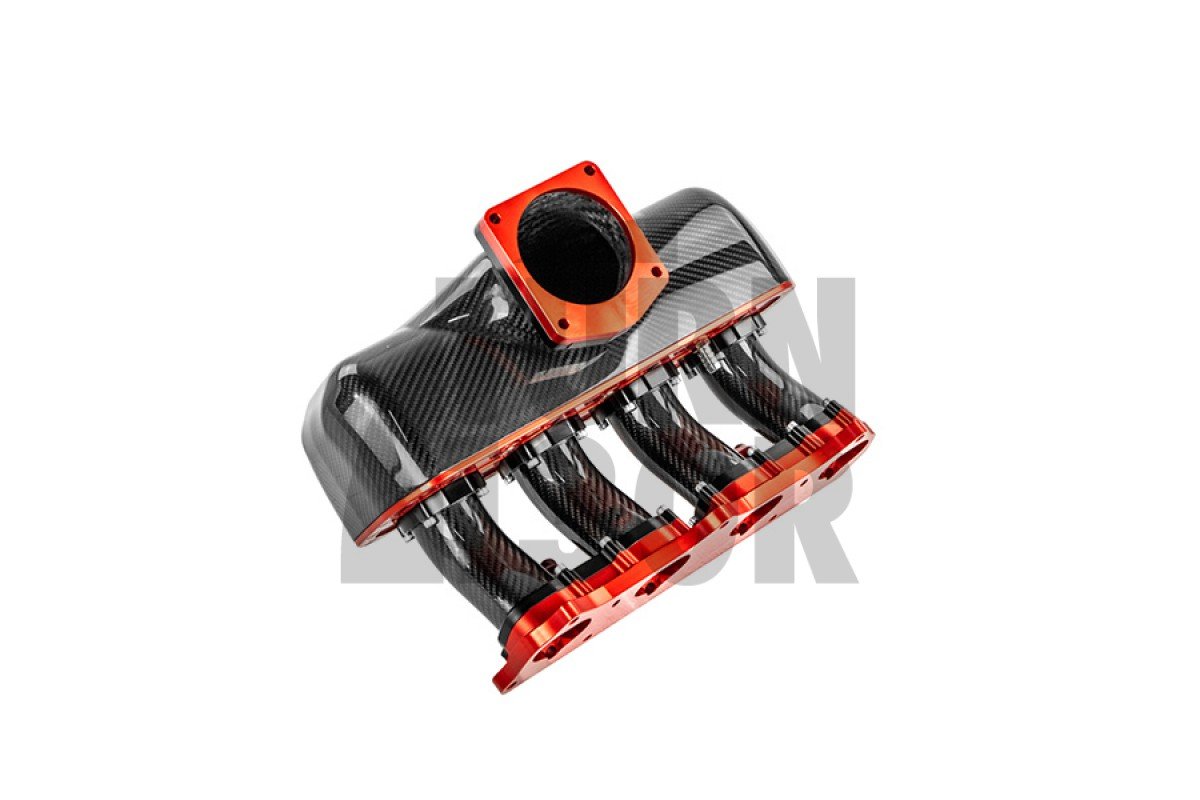 PracWorks Centerfeed fibra de carbono colector de admisión Civic Type R FN2 / EP3 / Swap K20 / K24 PracWorks Centerfeed fibra de carbono colector de admisión Civic Type R FN2 / EP3 / Swap K20 / K24