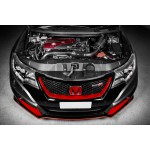 Honda Civic Type R FK2 / FK8 Fibra de Carbono / Rojo Kevlar Cubierta del motor por Eventuri Honda Civic Type R FK2 / FK8 Fibra de Carbono / Rojo Kevlar Cubierta del motor por Eventuri