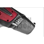Honda Civic Type R FK2 / FK8 Fibra de Carbono / Rojo Kevlar Cubierta del motor por Eventuri Honda Civic Type R FK2 / FK8 Fibra de Carbono / Rojo Kevlar Cubierta del motor por Eventuri