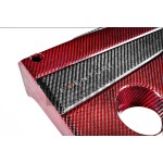 Honda Civic Type R FK2 / FK8 Fibra de Carbono / Rojo Kevlar Cubierta del motor por Eventuri Honda Civic Type R FK2 / FK8 Fibra de Carbono / Rojo Kevlar Cubierta del motor por Eventuri