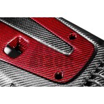 Honda Civic Type R FK2 / FK8 Fibra de Carbono / Rojo Kevlar Cubierta del motor por Eventuri Honda Civic Type R FK2 / FK8 Fibra de Carbono / Rojo Kevlar Cubierta del motor por Eventuri