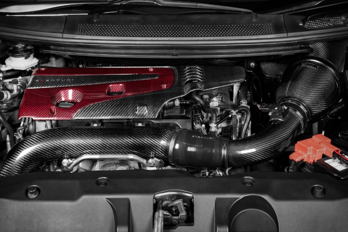 Tubo de entrada de turbo Eventuri de fibra de carbono para Honda Civic Type R FK2 Tubo de entrada de turbo Eventuri de fibra de carbono para Honda Civic Type R FK2