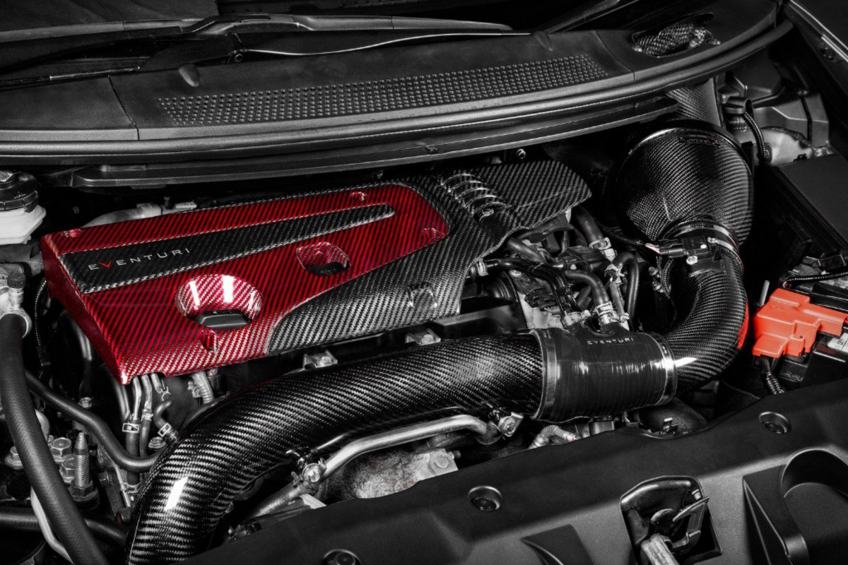 Tubo de entrada de turbo Eventuri de fibra de carbono para Honda Civic Type R FK2 Tubo de entrada de turbo Eventuri de fibra de carbono para Honda Civic Type R FK2