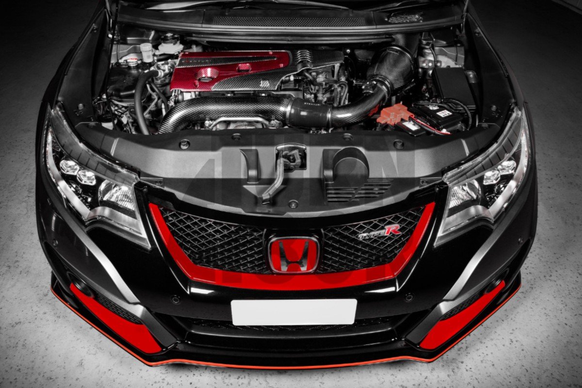 Tubo de entrada de turbo Eventuri de fibra de carbono para Honda Civic Type R FK2 Tubo de entrada de turbo Eventuri de fibra de carbono para Honda Civic Type R FK2