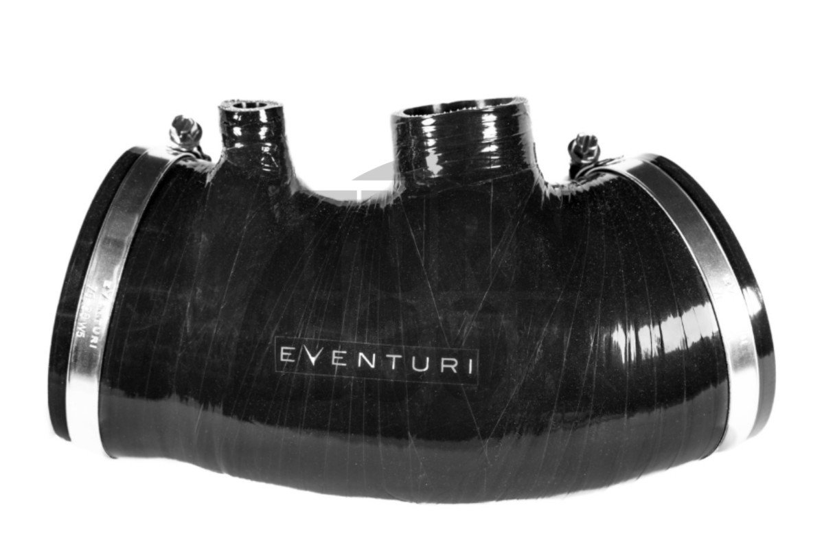 Eventuri Tubo de entrada de turbo de fibra de carbono para Honda Civic Type R FK8 Eventuri Tubo de entrada de turbo de fibra de carbono para Honda Civic Type R FK8