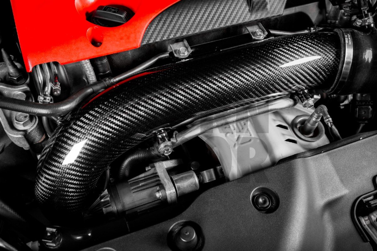 Eventuri Tubo de entrada de turbo de fibra de carbono para Honda Civic Type R FK8 Eventuri Tubo de entrada de turbo de fibra de carbono para Honda Civic Type R FK8