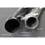 Eventuri Tubo de entrada de turbo de fibra de carbono para Honda Civic Type R FK8 Eventuri Tubo de entrada de turbo de fibra de carbono para Honda Civic Type R FK8