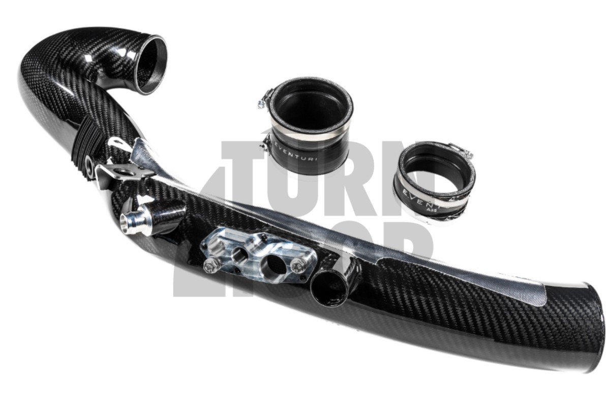 Eventuri Tubo de entrada de turbo de fibra de carbono para Mercedes Benz A35 AMG W177 Eventuri Tubo de entrada de turbo de fibra de carbono para Mercedes Benz A35 AMG W177