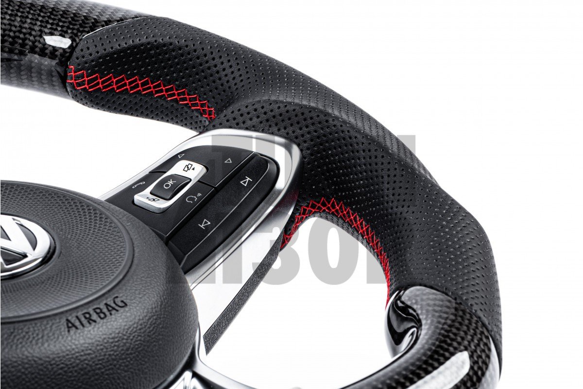 volante de fibra de carbono para Golf 7 GTI / Golf 7 R / Polo GTI / UP GTI / Scirocco FL APR volante de fibra de carbono para Golf 7 GTI / Golf 7 R / Polo GTI / UP GTI / Scirocco FL APR