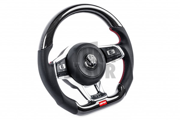volante de fibra de carbono para Golf 7 GTI / Golf 7 R / Polo GTI / UP GTI / Scirocco FL APR