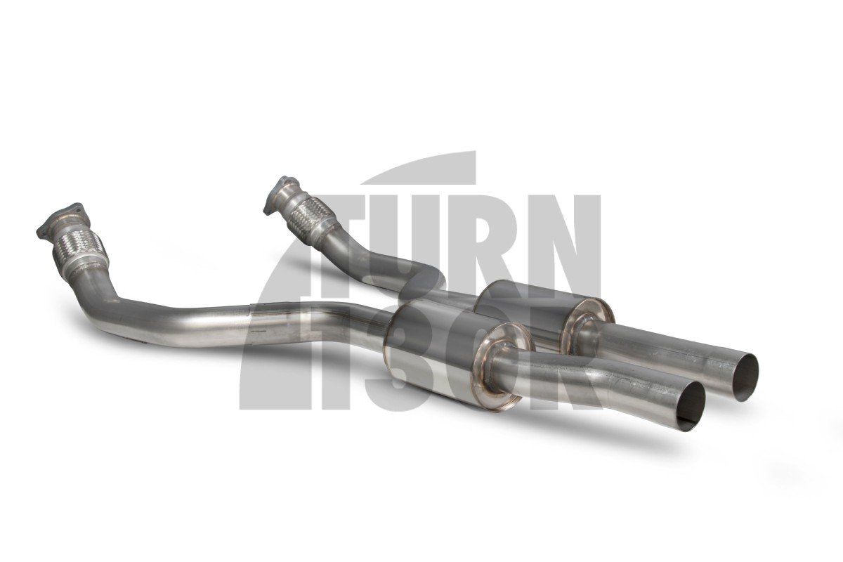 Audi S4 B8 / B8.5 3.0 TFSI Scorpion Downpipes Sección Delantera Resonada