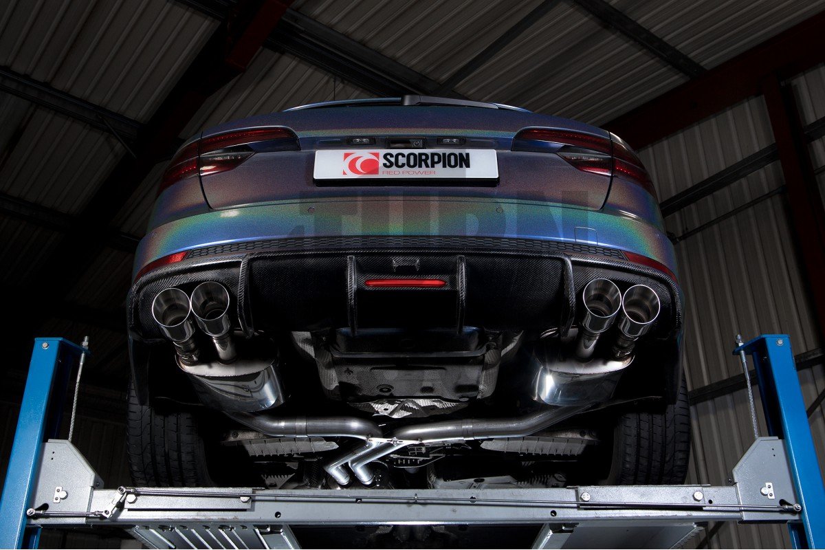 Audi S4 B9 Scorpion Medio Sistema de Escape