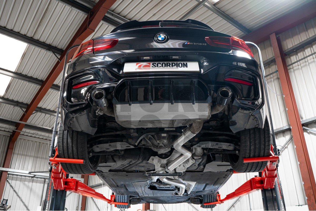 Escape Scorpion Resonador y Supresión GPF para BMW 140i F2x con GPF