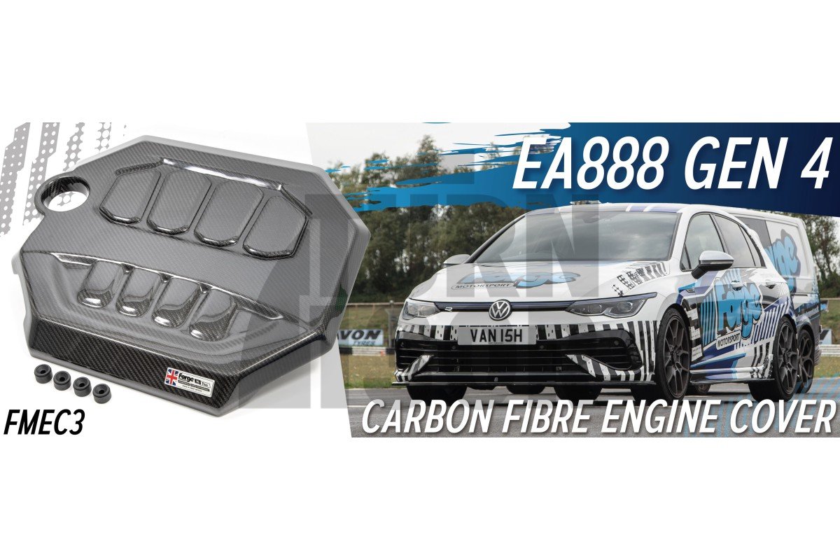 Forge Motorsport Tapa Motor Fibra Carbono Golf 8 GTI / Golf 8 R / S3 8Y / Octavia NX VRS