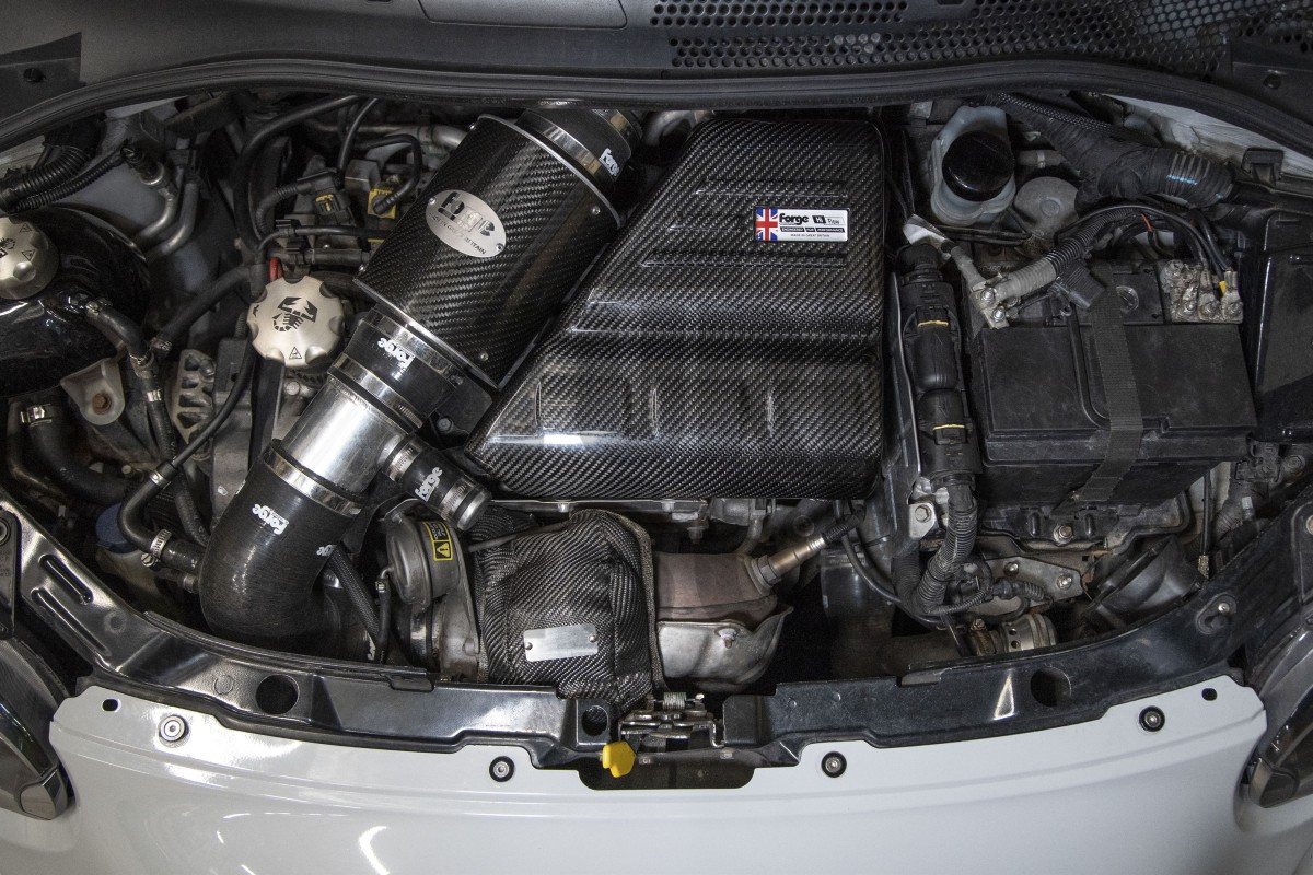 Forge Motorsport Tapa Motor Fibra Carbono 500 / 595 Abarth