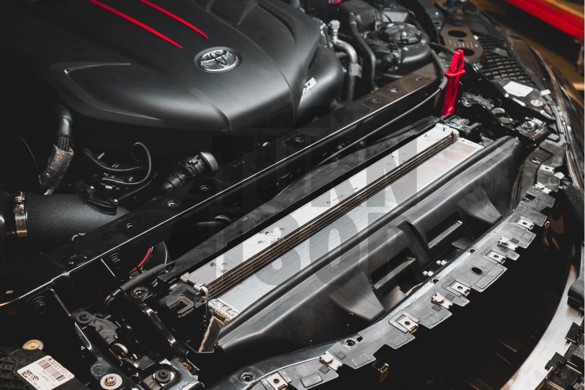 Radiador de aleación para Toyota Supra GR 3.0 A90 MK5y BMW 340i / 440i G2x CTS Turbo