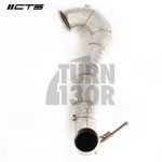 CTS Turbo Downpipe con catalizador deportivo Mercedes A45 W176 / CLA45 AMG C117