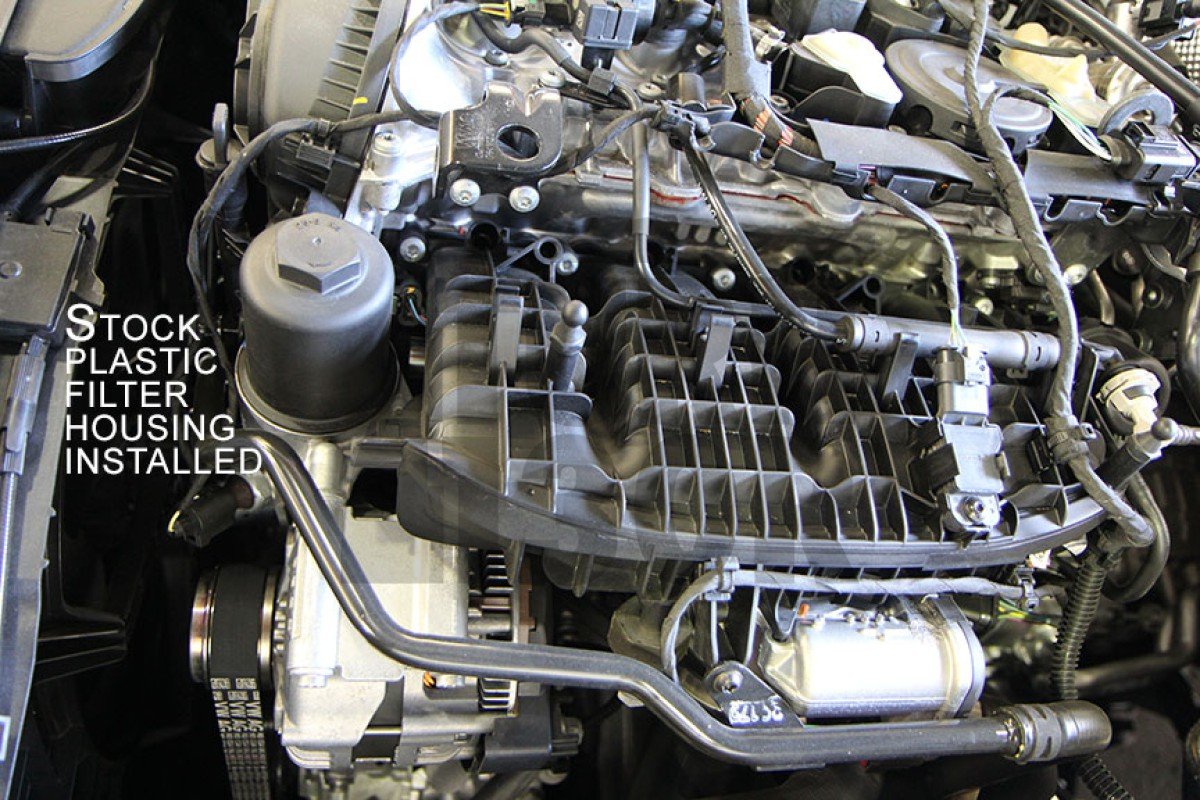 Carcasa del filtro de aceite para 1.8 / 2.0 TFSI EA888.3 MQB CTS Turbo