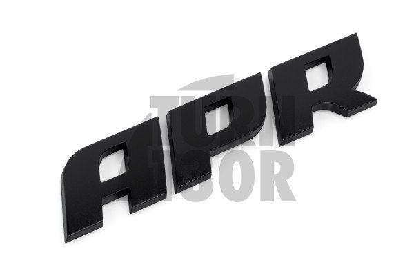Insignia cúpula 3D - Negro satinado APR