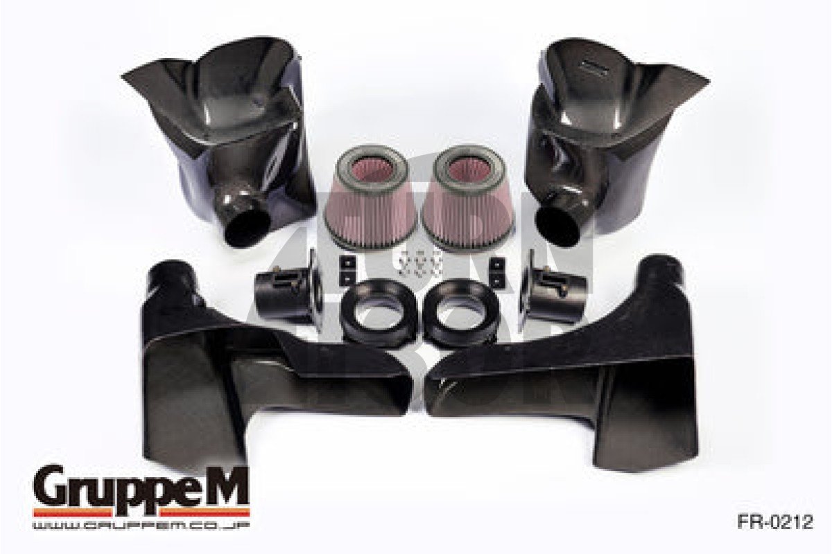 Sistema de admisión de fibra de carbono Gruppe M para Nissan R35 GTR