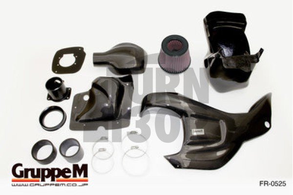 Sistema de admisión de fibra de carbono Gruppe M para el Honda Civic Type R FK8
