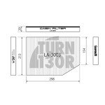 Filtro de habitáculo Gruppe M Hepa para BMW M3 G80, M4 G8x y X3 M F97