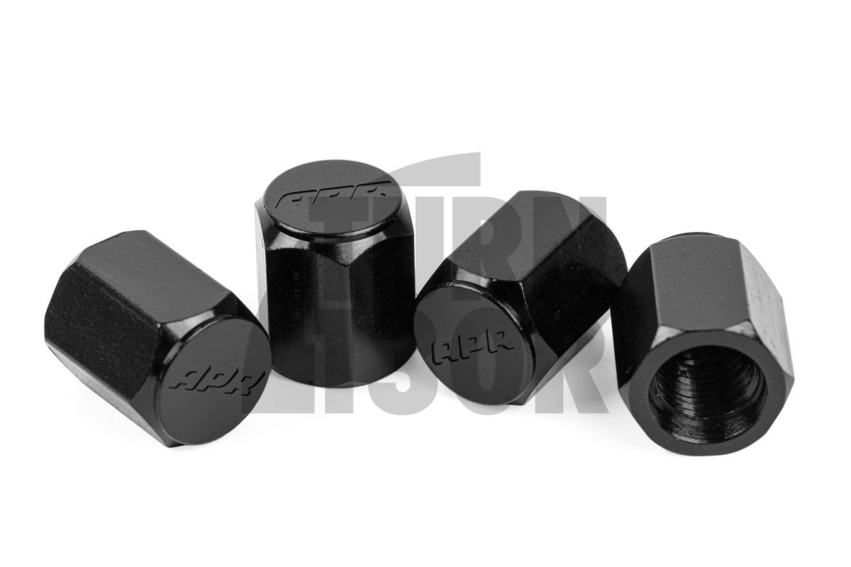 Tapones de válvula plata, negro o bronce APR
