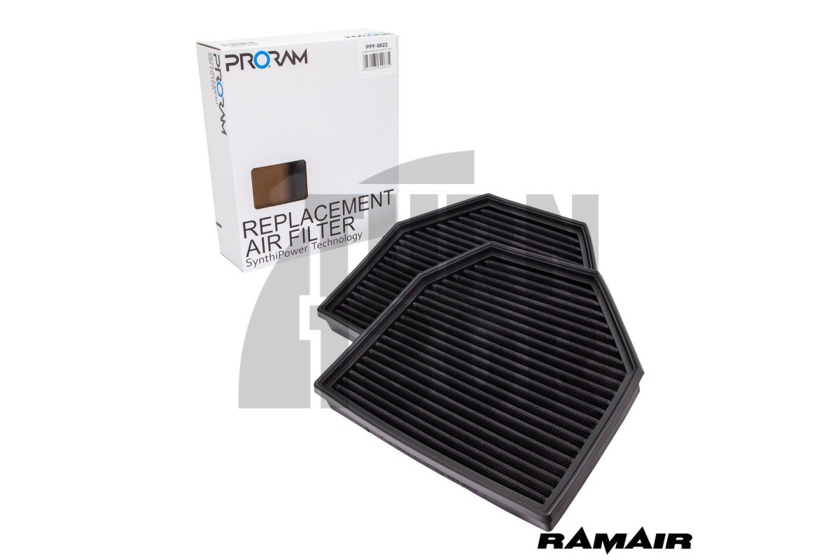 Ramair Performance Panel Filtros de Aire para BMW M3 F80, M4 F8x, y M2 Competition F87