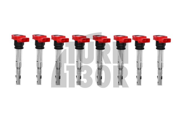 Paquetes de bobinas NGK rojo diseñado para el Audi RS4 B7, compatible con el Audi R8