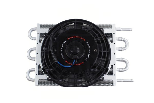 Enfriador de transmisión de alta resistencia con ventilador eléctrico Mishimoto