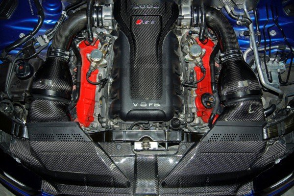 Eventuri de fibra de carbono Slam Panel Cover para Audi RS4 B8