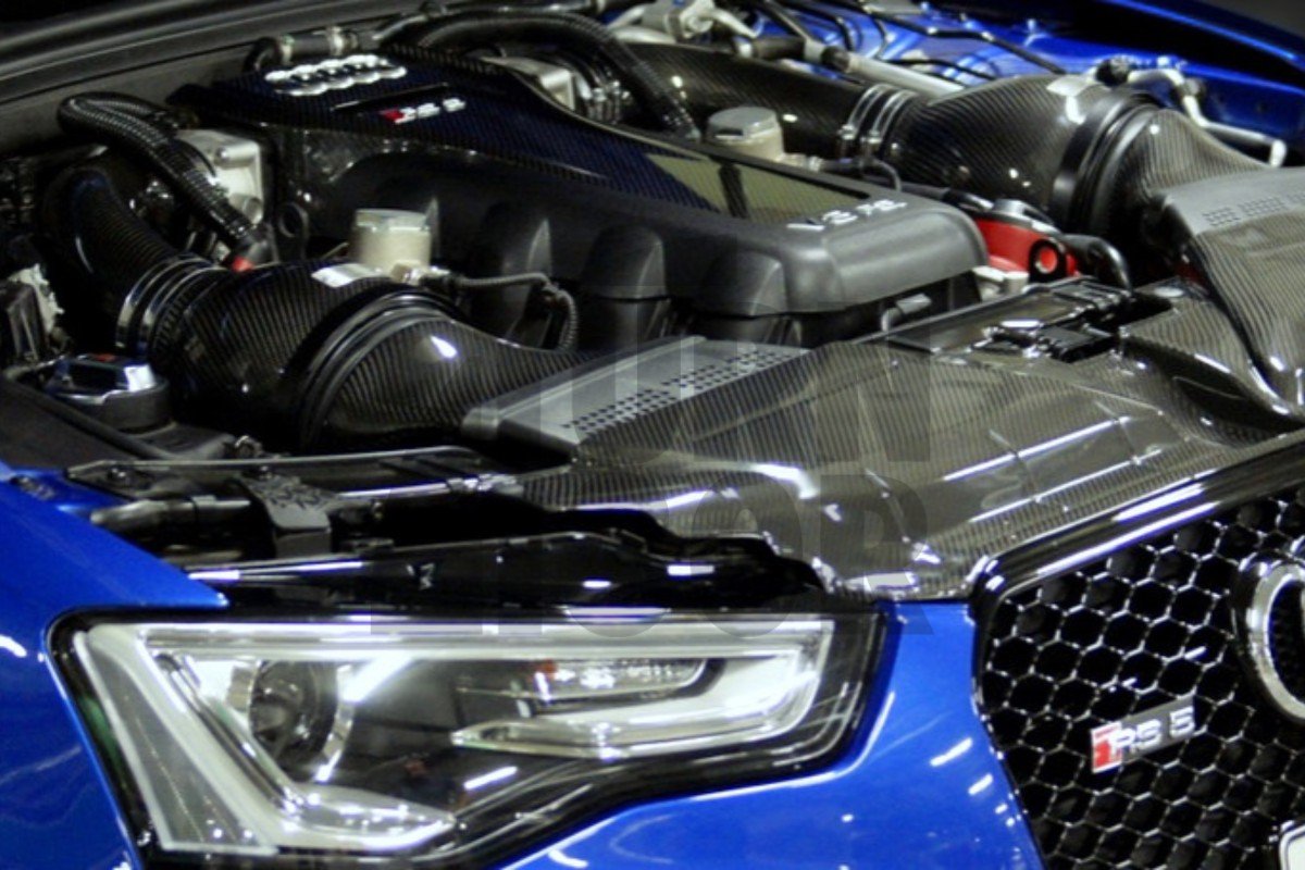 Eventuri de fibra de carbono Slam Panel Cover para Audi RS5 B8