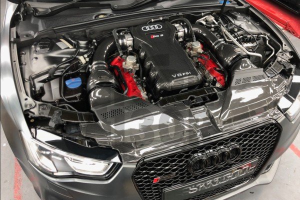 Eventuri de fibra de carbono Slam Panel Cover para Audi RS5 B8