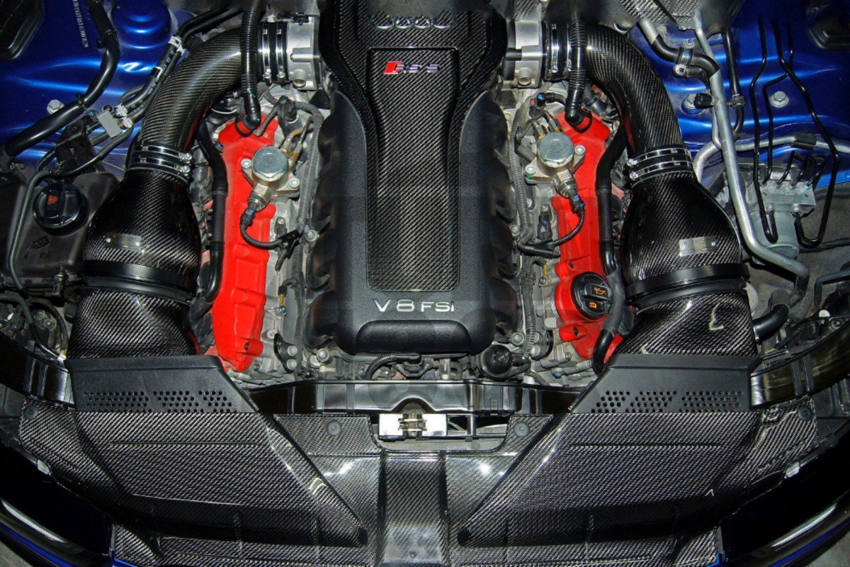 Eventuri de fibra de carbono Slam Panel Cover para Audi RS5 B8