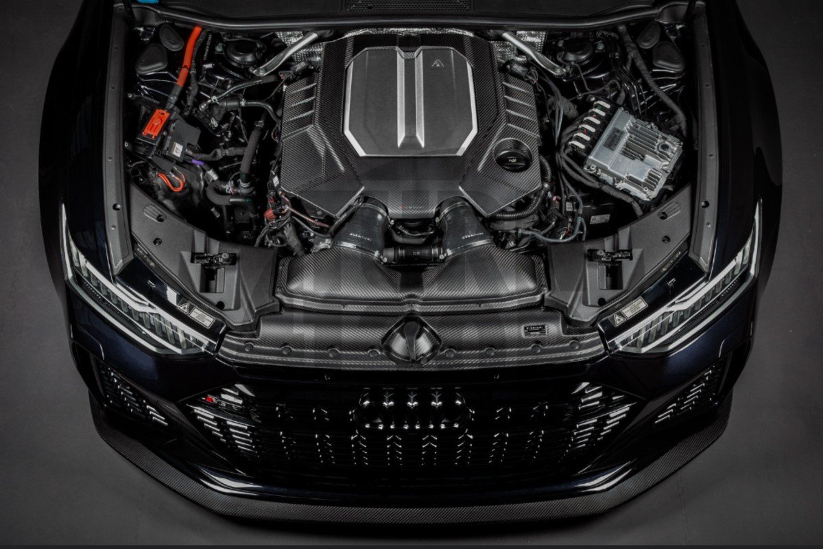 Eventuri Cubierta del motor de fibra de carbono para Audi RS6 C8 / RS7 C8