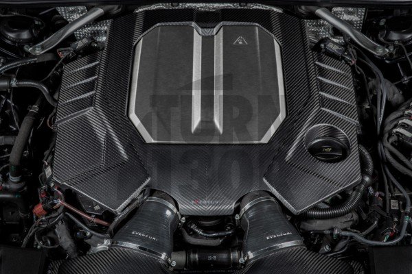 Eventuri Cubierta del motor de fibra de carbono para Audi RS6 C8 / RS7 C8