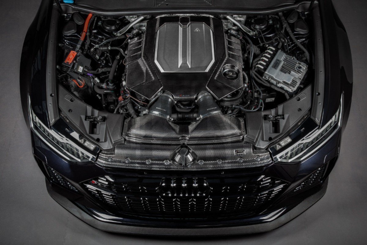 Eventuri Cubierta del motor de fibra de carbono para Audi RS6 C8 / RS7 C8