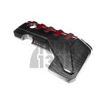 Eventuri Fibra de Carbono / Rojo Kevlar Cubierta del motor para Audi RS3 8V.5 / TTRS 8S y RS3 8Y