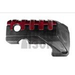 Eventuri Fibra de Carbono / Rojo Kevlar Cubierta del motor para Audi RS3 8V.5 / TTRS 8S y RS3 8Y